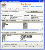 Cell Phone Inspection Tool screenshot